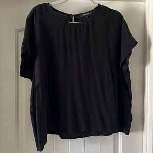Madewell black blouse top